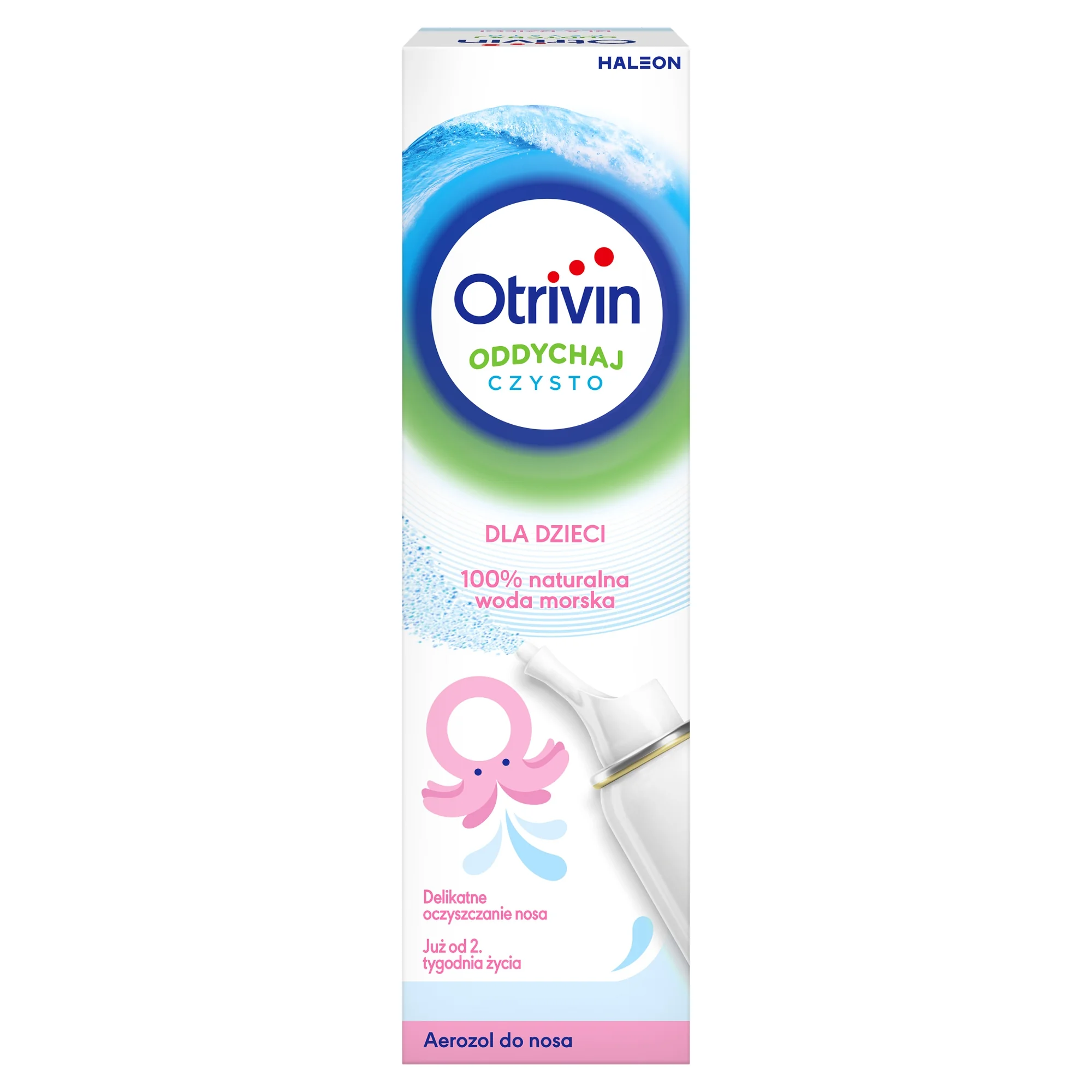 Otrivin Oddychaj Czysto izotoniczna woda morska do nosa w formie aerozolu, 100 ml
