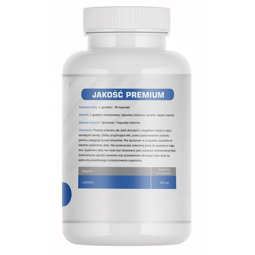 MedFuture L-Glutation zredukowany 500 mg, 60 kapsułek