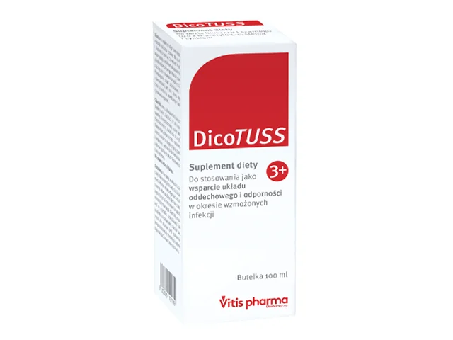 DicoTUSS 3+ Syrop na Kaszel od 3 roku życia, 100 ml