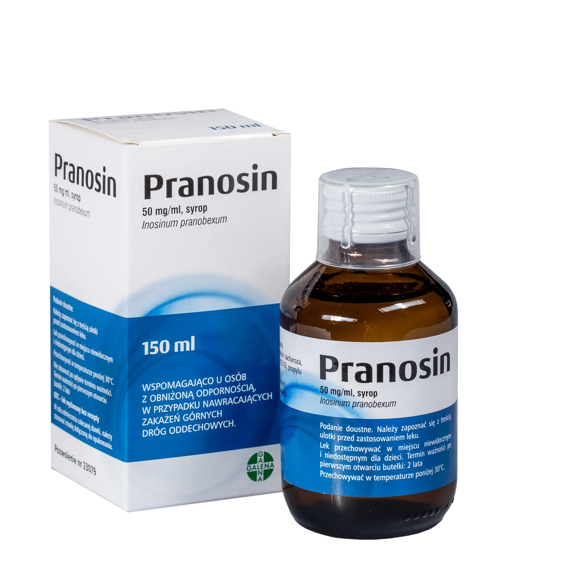 Pranosin, 0,05g/ml, syrop, 150 ml 
