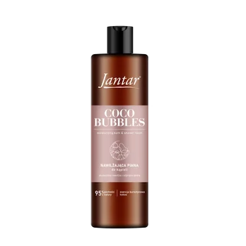 Jantar Coco Bubbles nawilżająca piana do kąpieli z esencją bursztynową i kokosem, 400 ml