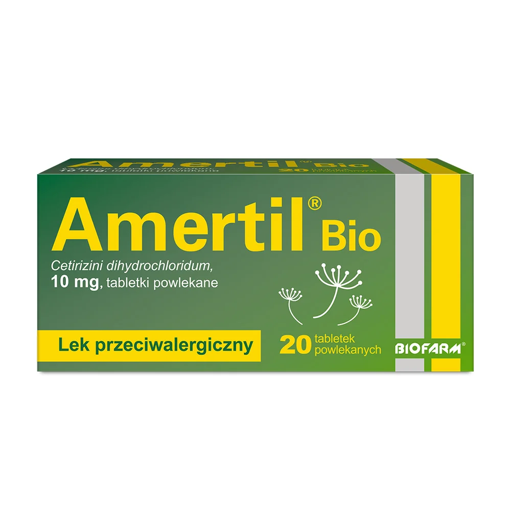 Amertil Bio 10 mg 20 tabletek powlekanych