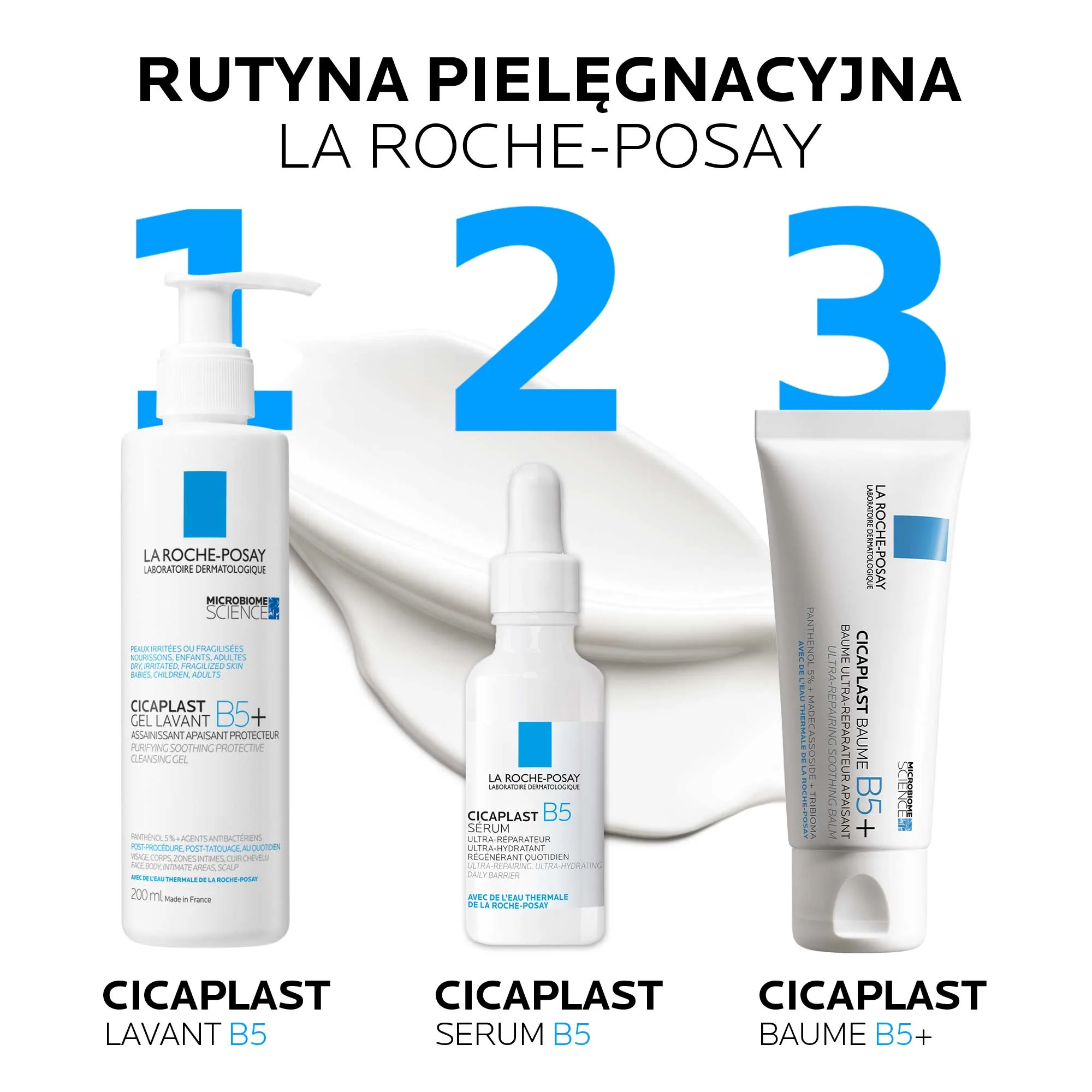 La Roche-Posay Cicaplast B5 serum do twarzy regenerujące, 30 ml