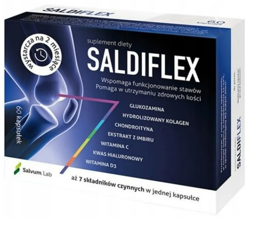 Saldiflex, suplement diety, 60 kapsułek