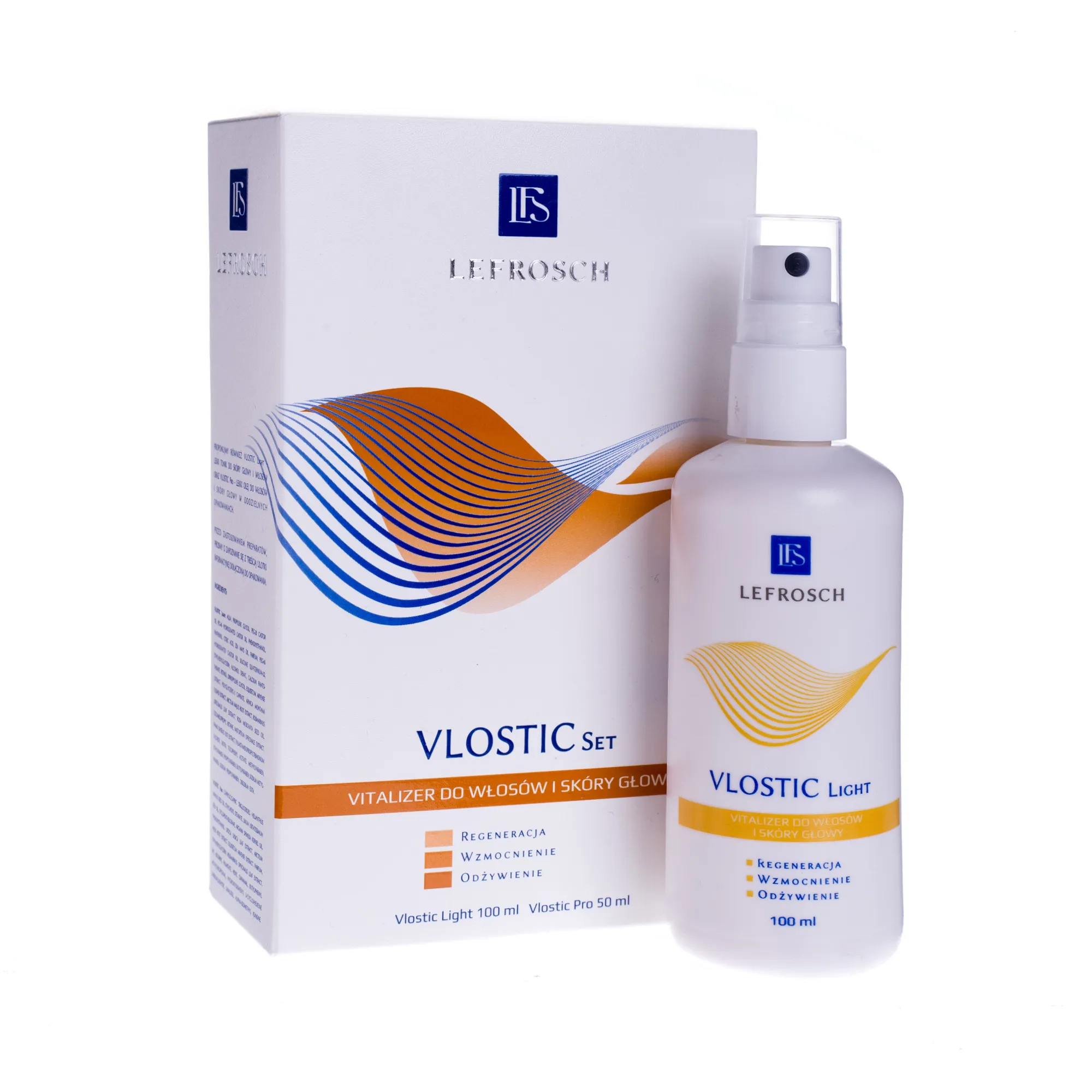 Lefrosch Vlostic Set, płyn vitalizer do włosów i skóry głowy, 100 ml + 50 ml