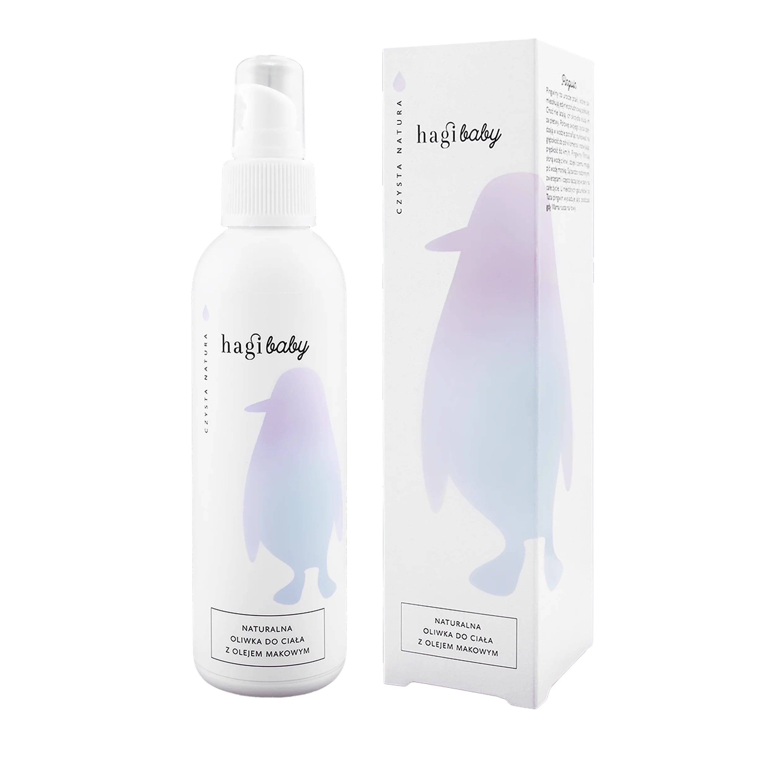 Hagi Baby naturalna oliwka do ciała z olejem makowym, 150 ml