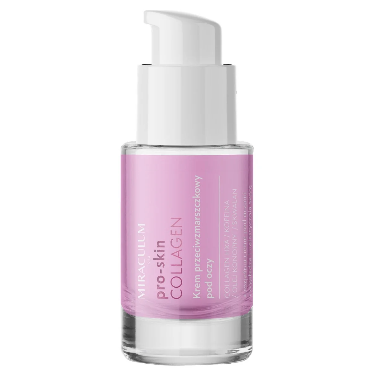 Miraculum COLLAGEN pro-skin krem przeciwzmarszczkowy pod oczy, 15 ml