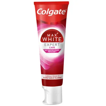 Colgate Max White Expert Care Sensitive & Enamel Protection wybielająca pasta do zębów, 75 ml 