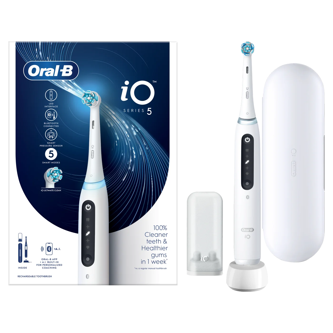 Oral-B iO Series 5 szczoteczka elektryczna, 1 sztuka
