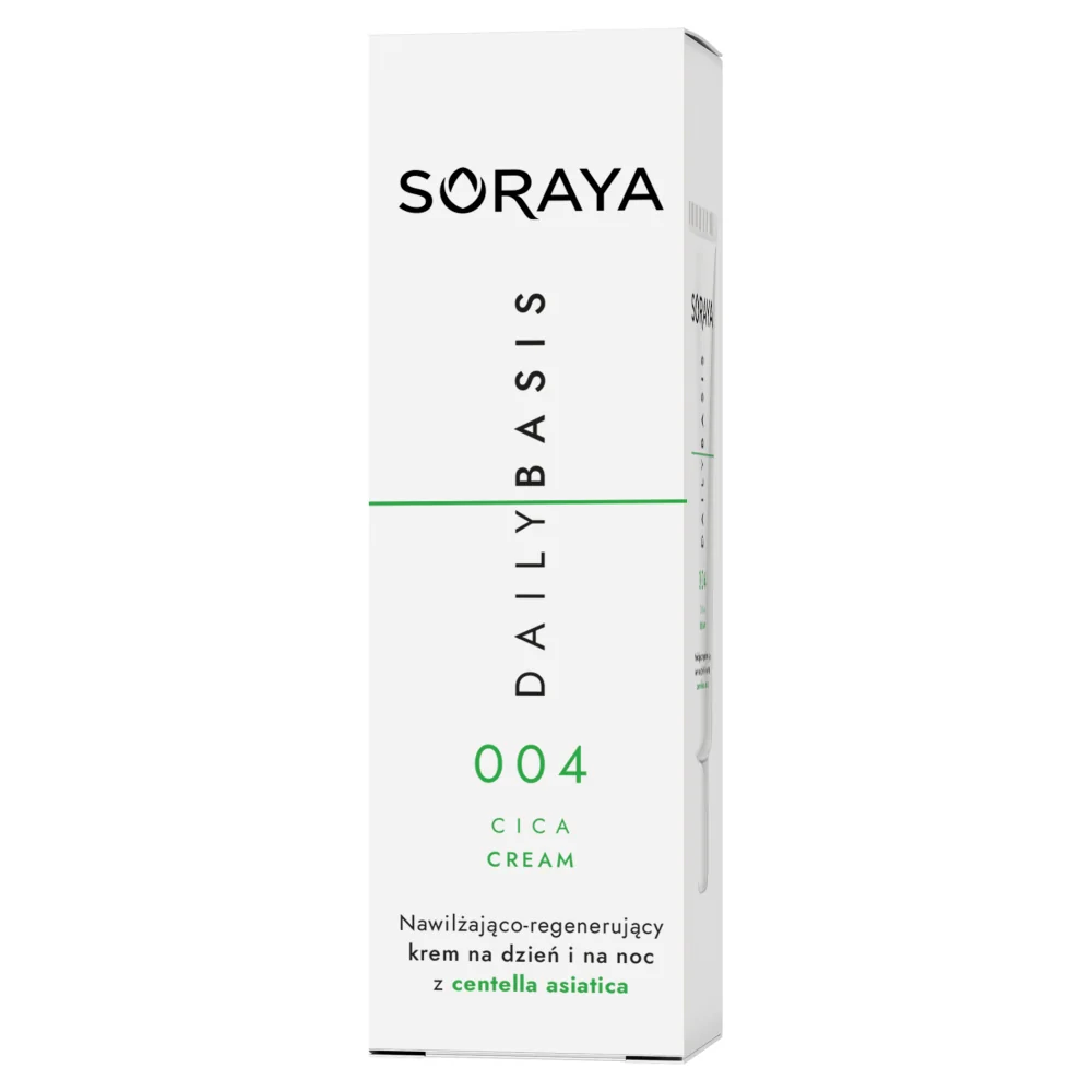 Soraya Daily Basis nawilżająco-regenerujący krem na dzień i na noc z centella asiatica 004, 50 ml