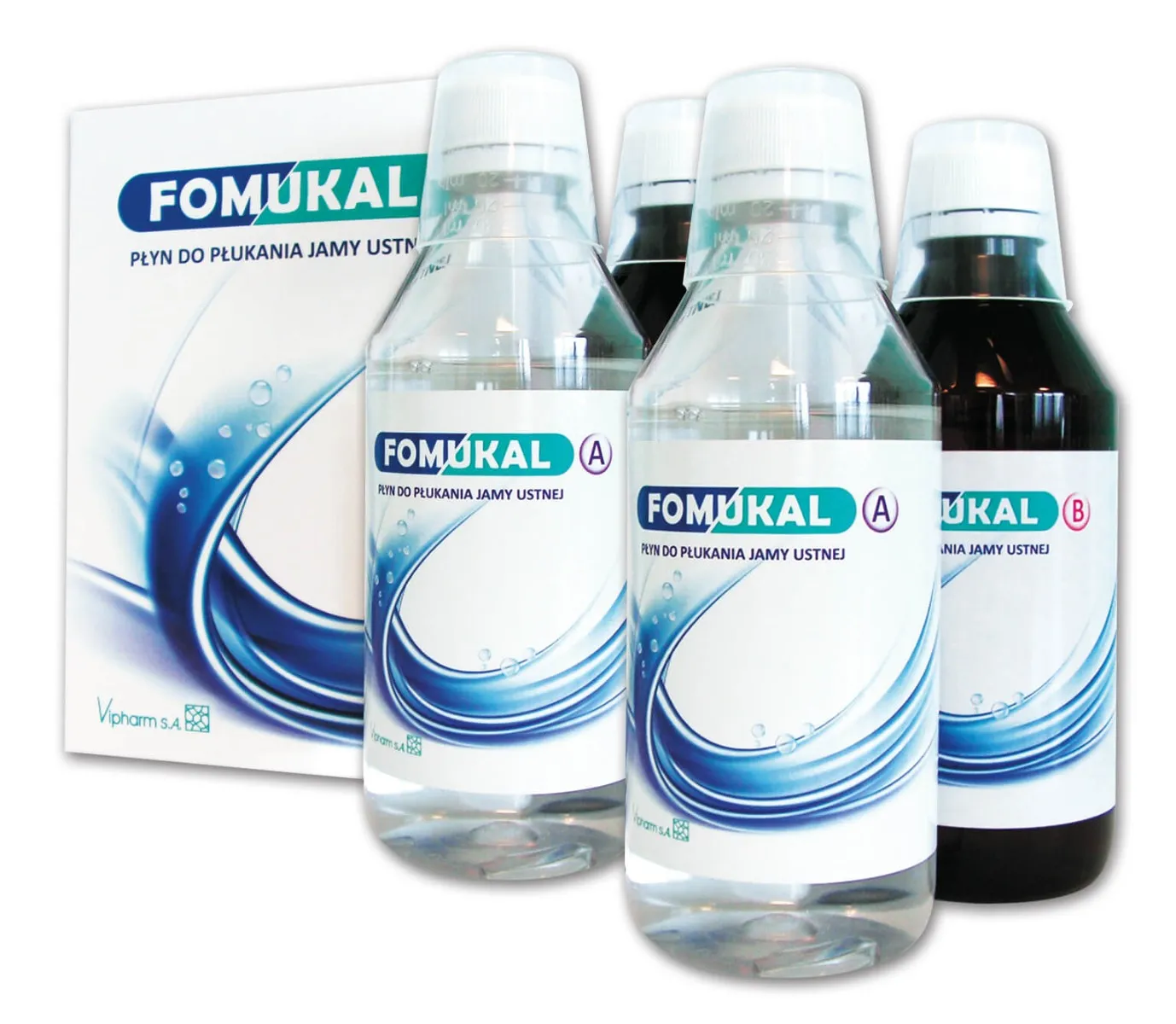 Fomukal, płyn do płukania jamy ustnej, 1 zestaw (2x 225ml+ 2x 225ml)