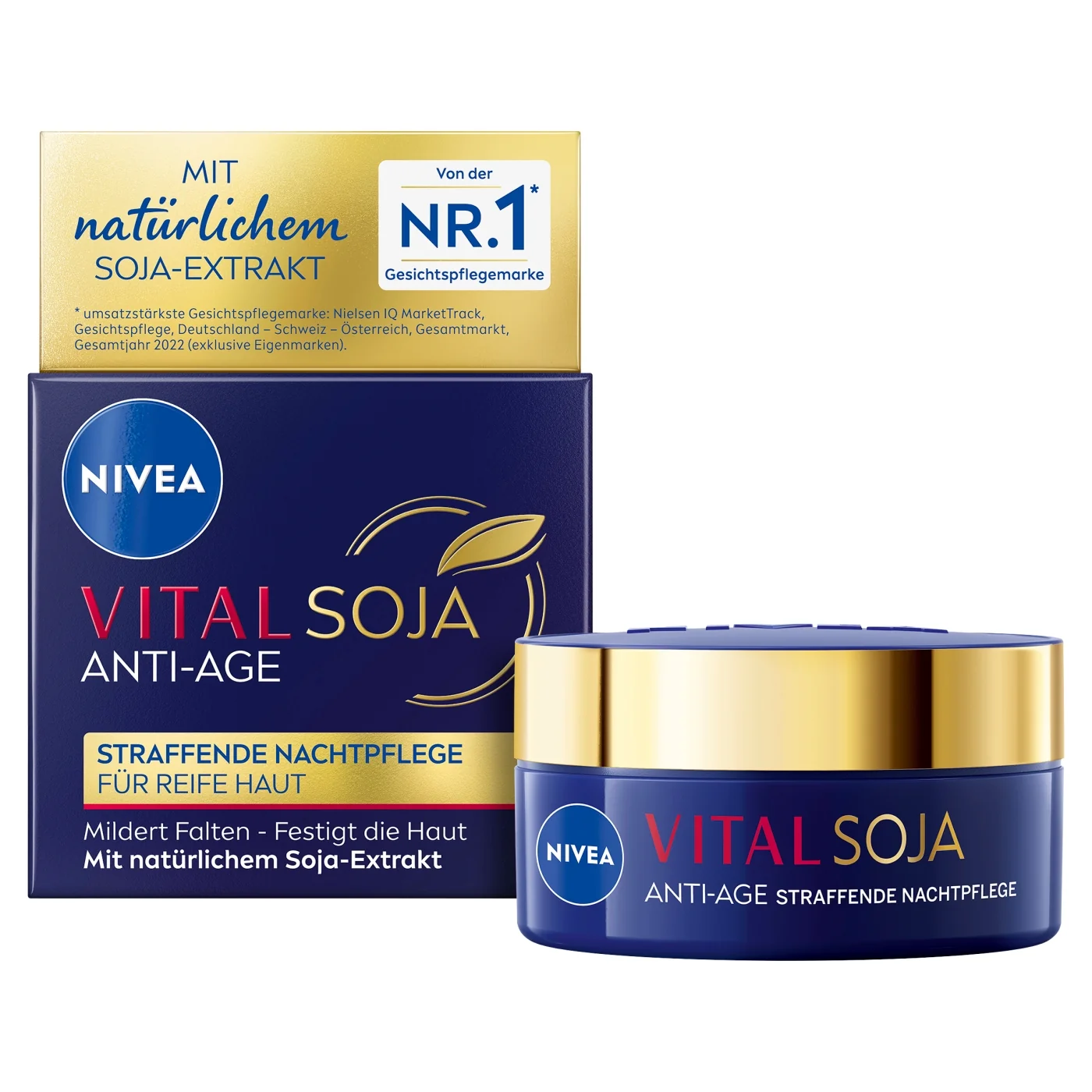 Nivea Vital Soja regenerujący krem na noc skóra dojrzała, 50 ml