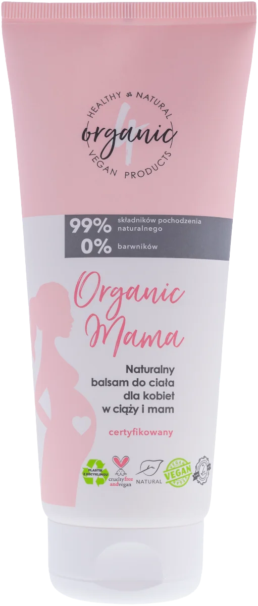 4organic Mama naturalny balsam do ciała, 200 ml