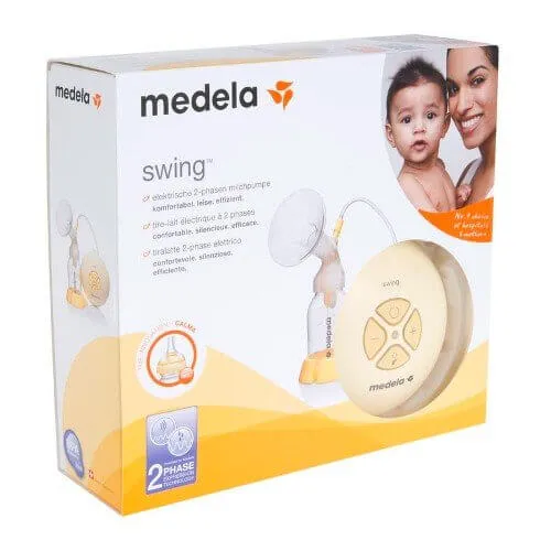 Medela Swing, laktator elektryczny + smoczek Calma 