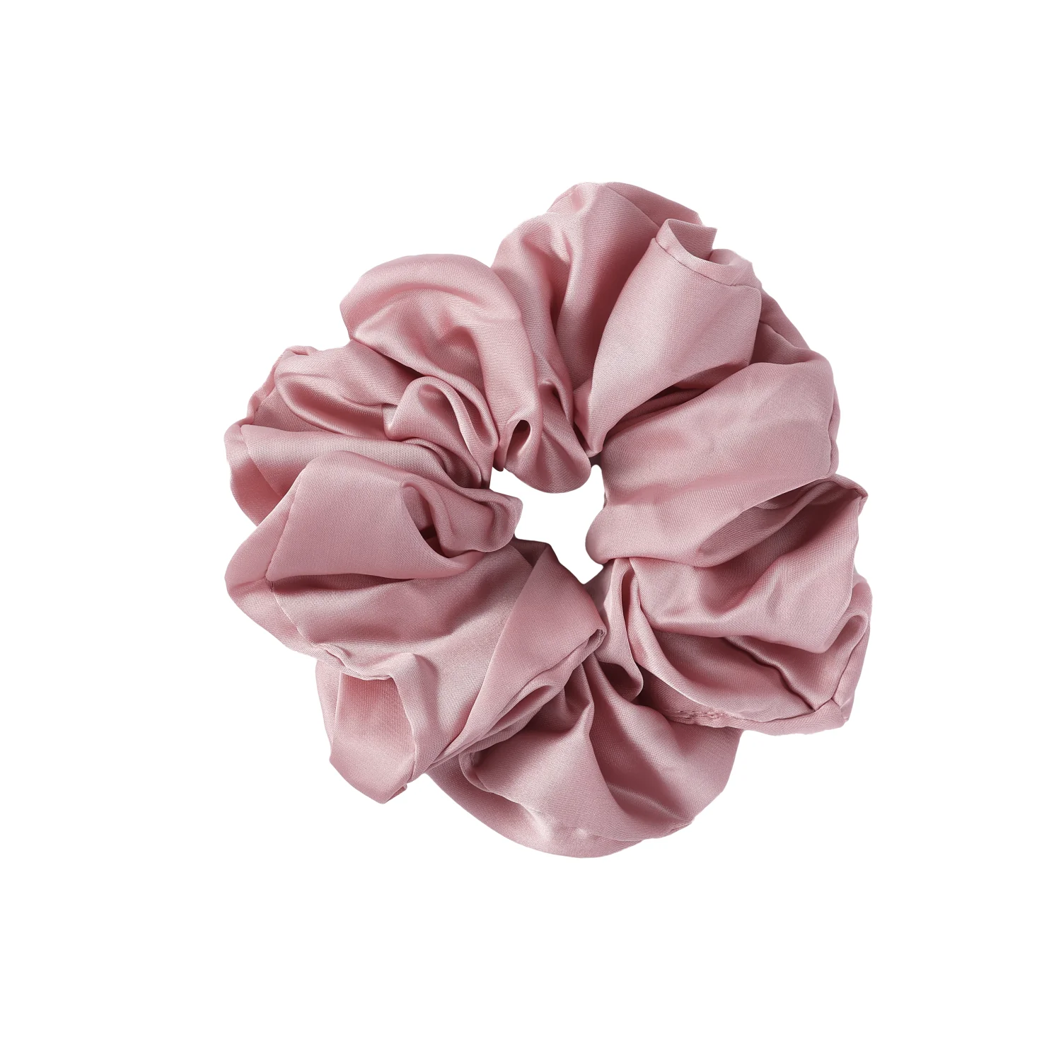 Sister Young Lilu pink, satynowa gumka scrunchie do włosów, 1 sztuka