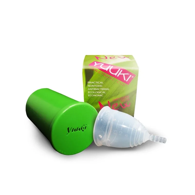 Yuuki Soft zestaw rozmiar L, kubeczek menstruacyjny + pojemnik do dezynfekcji