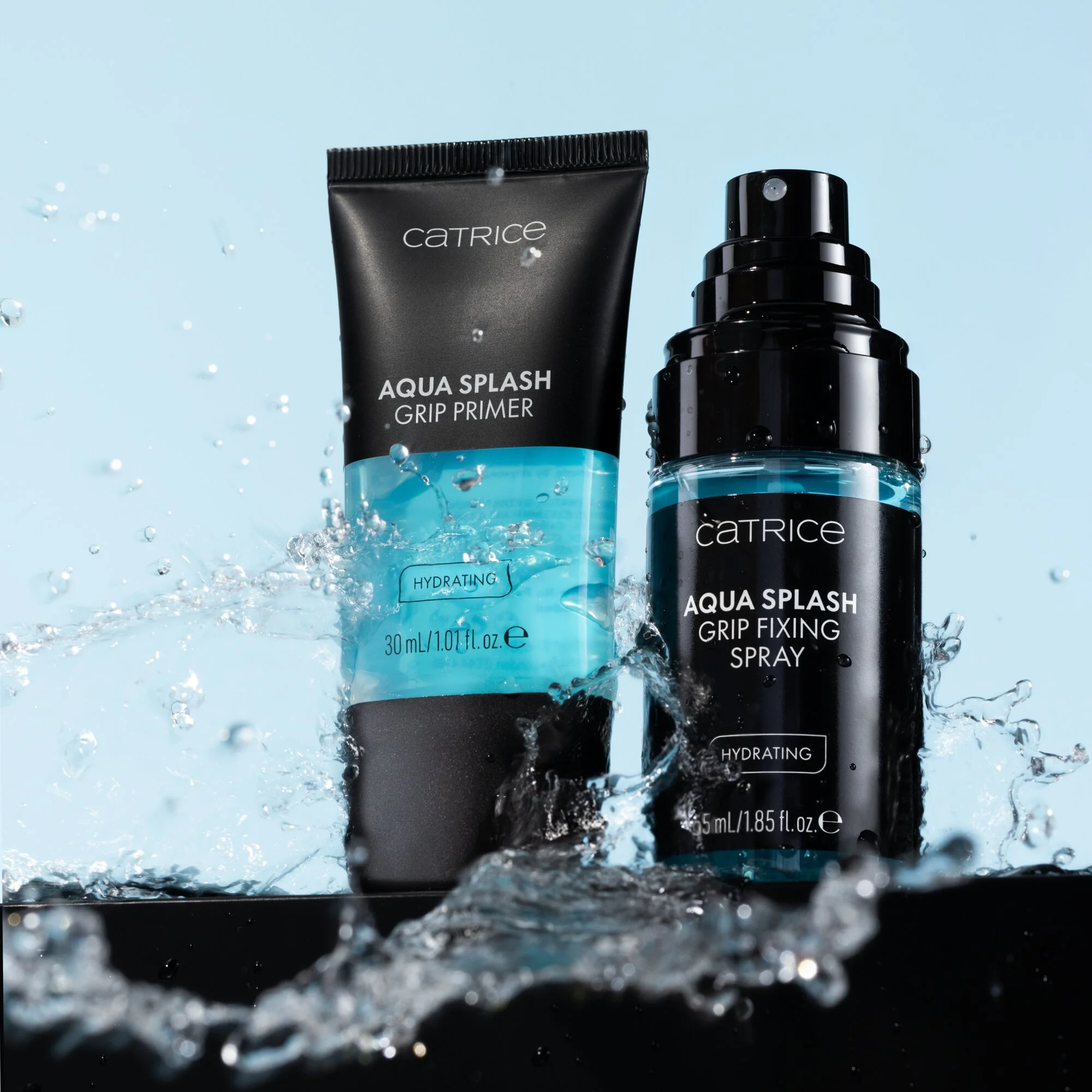 CATRICE Aqua Splash Grip spray utrwalający makijaż, 55 ml
