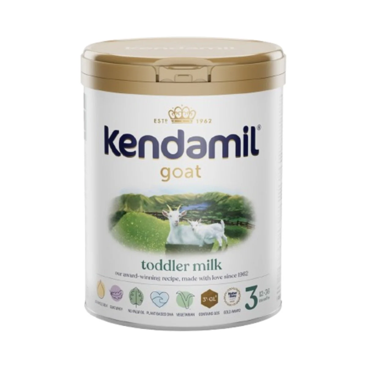 Kendamil® Goat 3 kozie mleko dla dzieci 12-36 m, 800 g