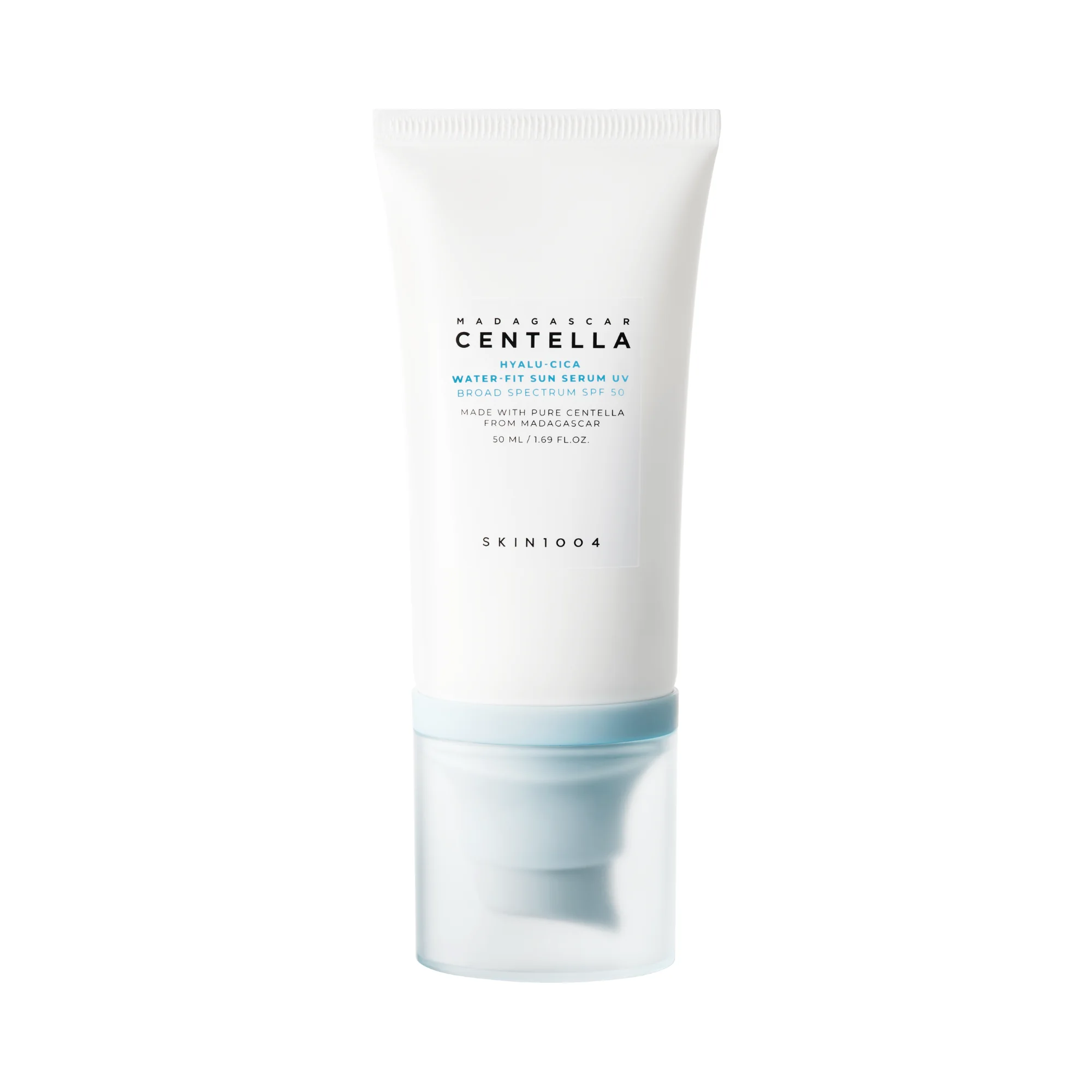 SKIN1004 Madagascar Centella Hyalu-Cica Water-Fit Sun Serum lekki nawilżający krem przeciwsłoneczny SPF 50+ PA++++, 50 ml