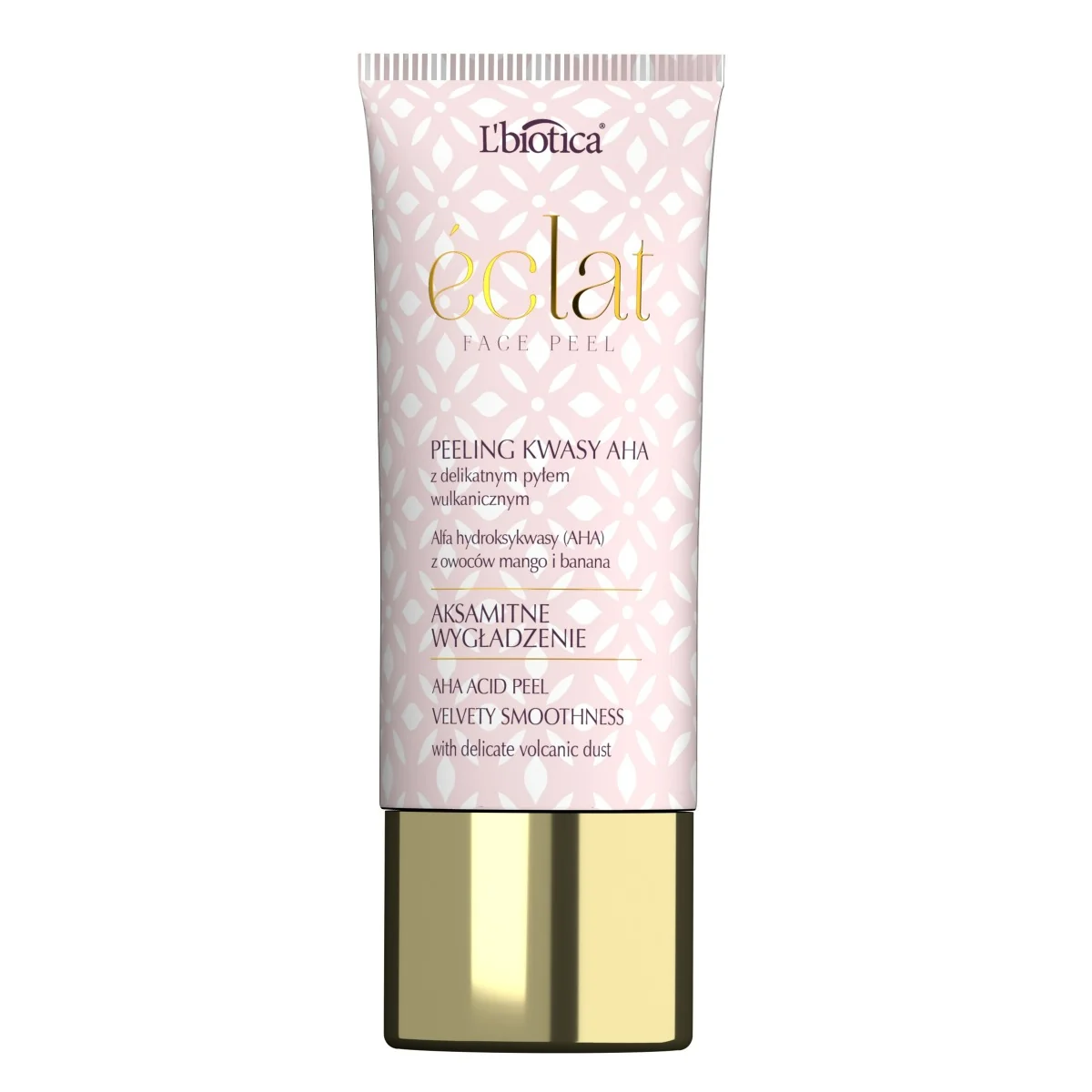 L'Biotica Eclat peeling z kwasem AHA i delikatnym pyłem wulkanicznym, 50 ml
