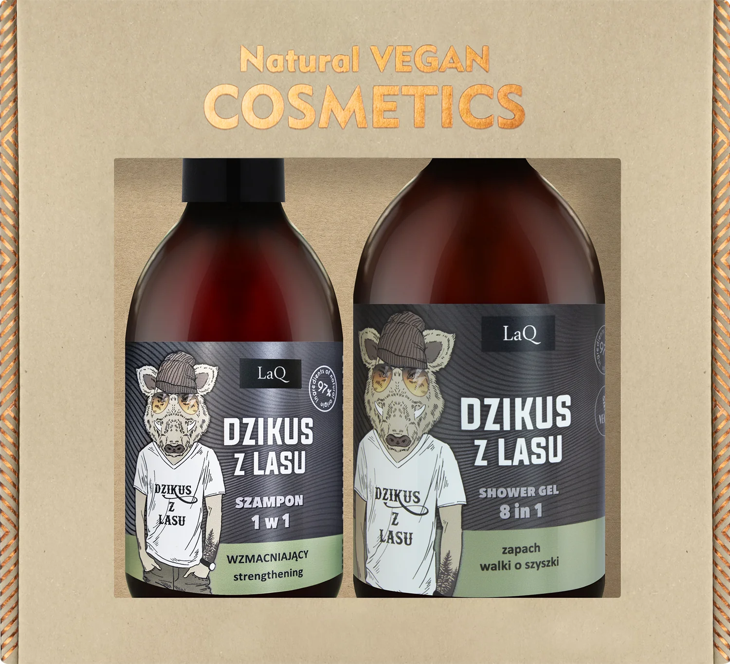 LaQ Zestaw Dzikus z Lasu żel, 500 ml + szampon, 300 ml