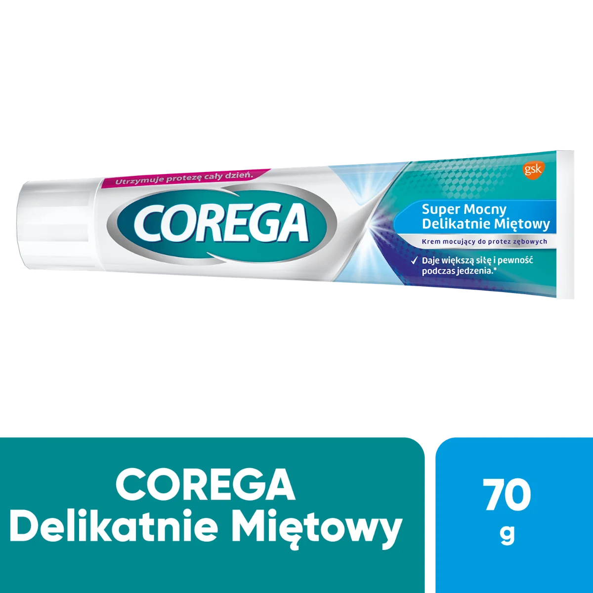 Corega Super Mocny krem mocujący do protez zębowych, 70 g