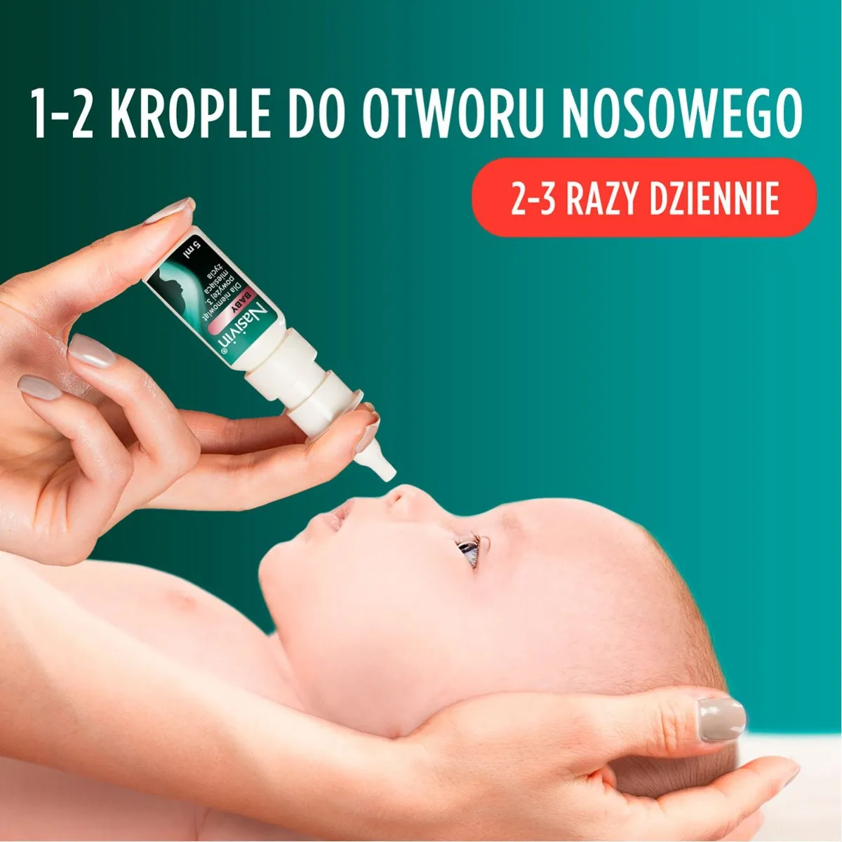 Nasivin Baby 0,1 mg/ml, krople do nosa, roztwór, 5 ml 
