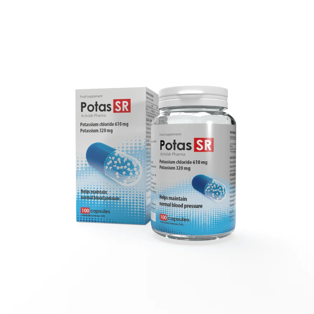 Activlab Pharma Potas SR 100 kapsułek