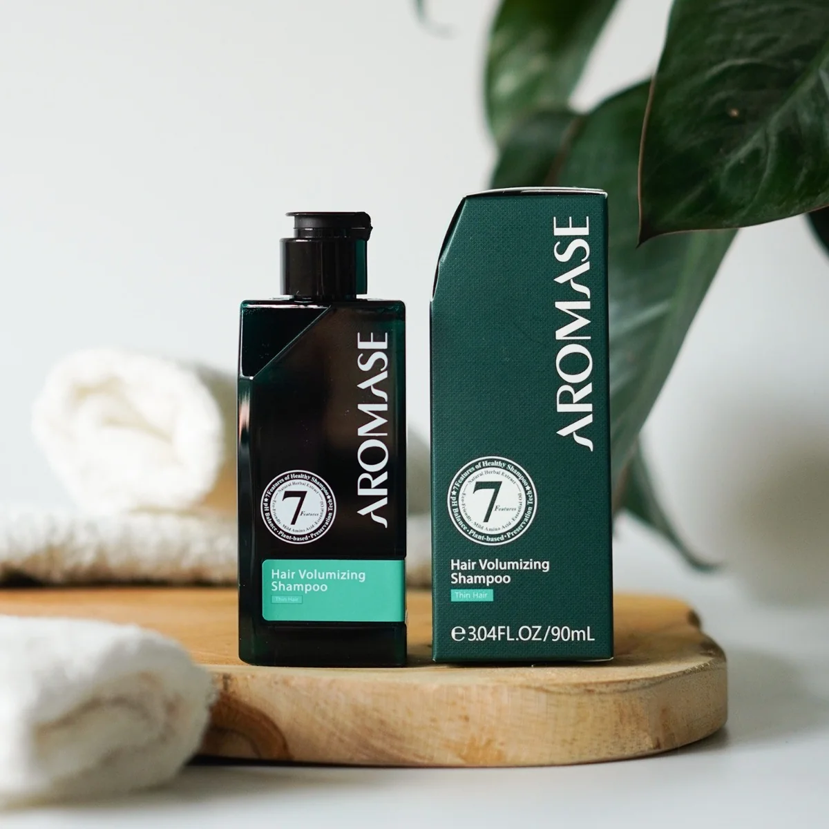 Aromase Hair Volumizing szampon zwiększający objętość włosów do każdego typu skóry głowy, 90 ml