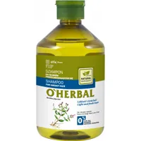 O Herbal, szampon do włosów przetłuszczających się z ekstraktem z mięty, 500 ml