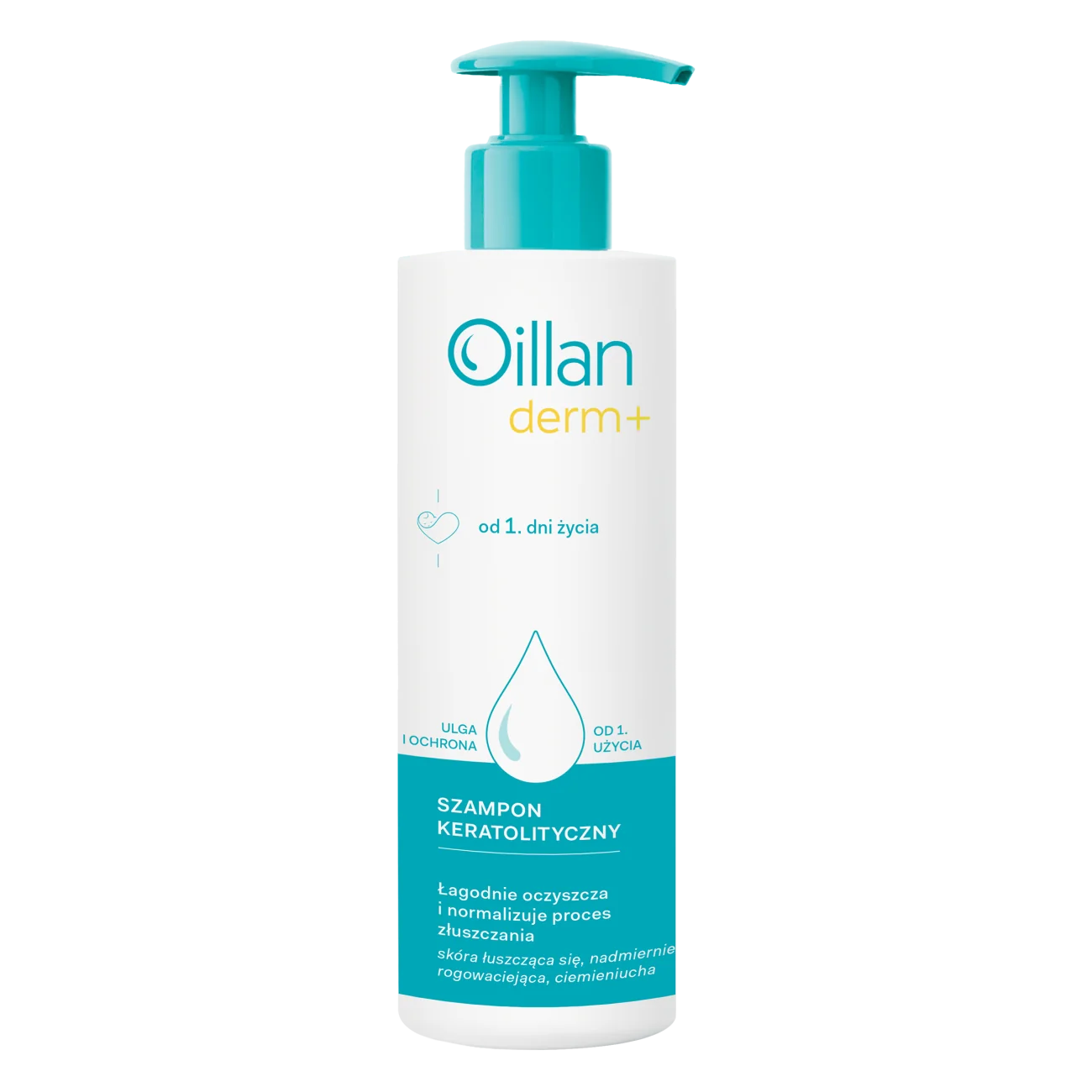 Oillan Derm+ Szampon kreatolityczny, 180 ml