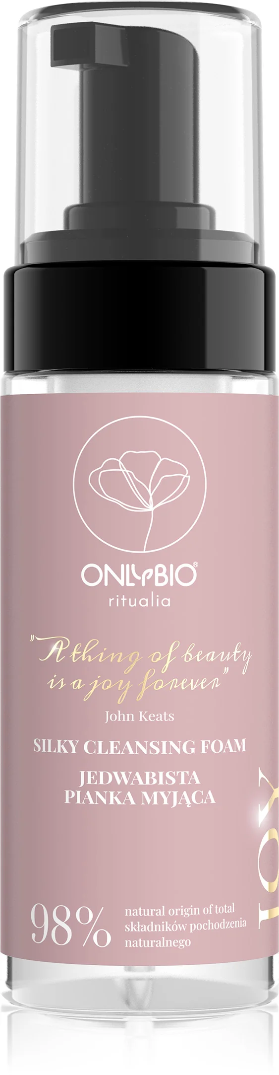 OnlyBio Ritualia Joy jedwabista pianka myjąca do twarzy, 150 ml