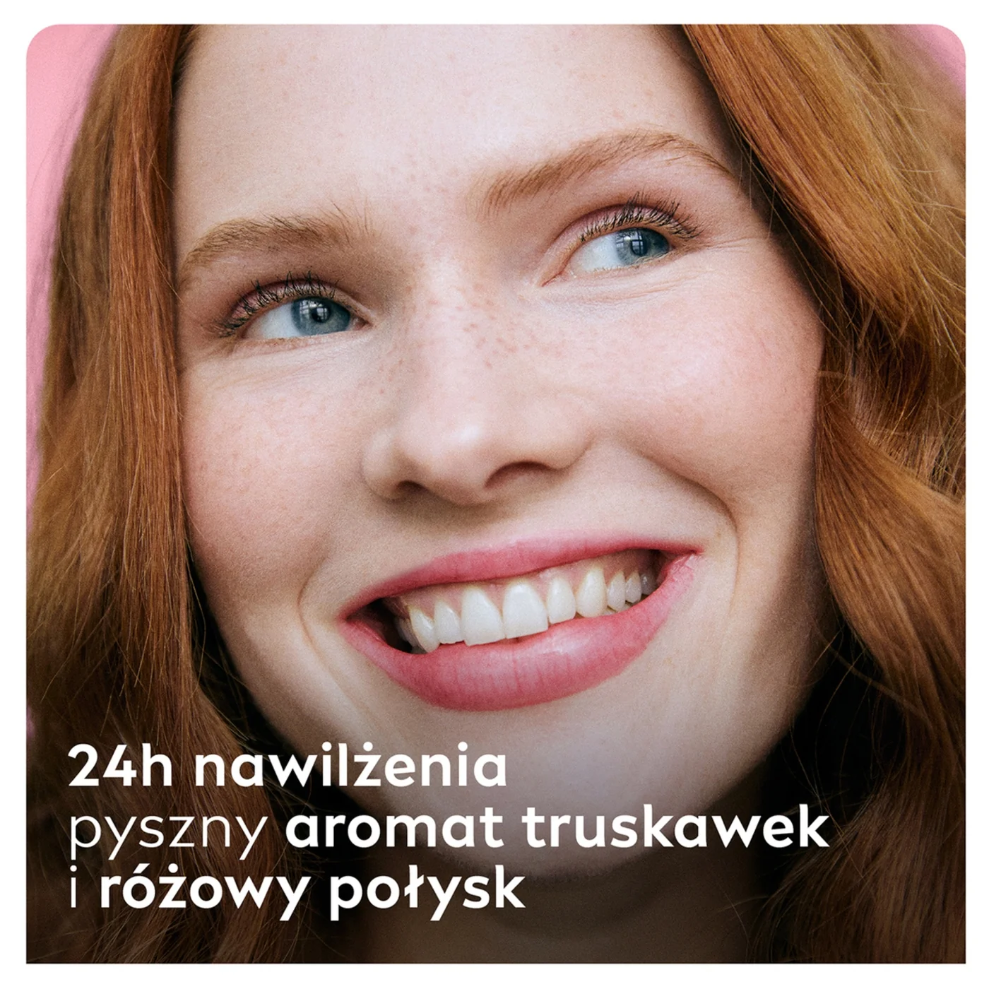 Nivea Strawberry Shine pielęgnująca pomadka do ust, 4,8 g