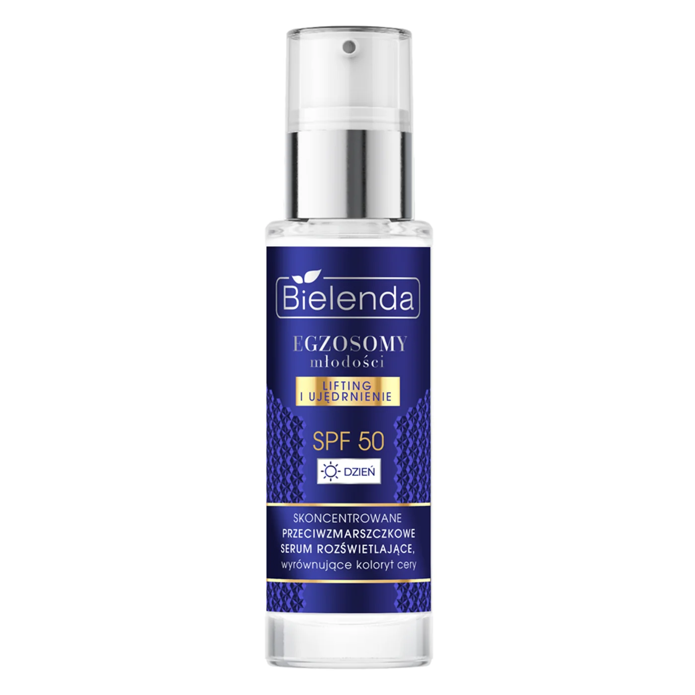 Bielenda Egzosomy Młodości skoncentrowane przeciwzmarszczkowe serum rozświetlające SPF 50, 30 ml