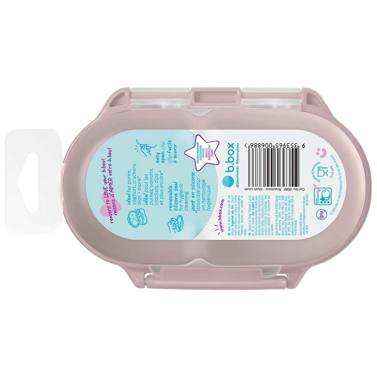 B.box pojemnik na przekąski Blush Crush, 1 szt.
