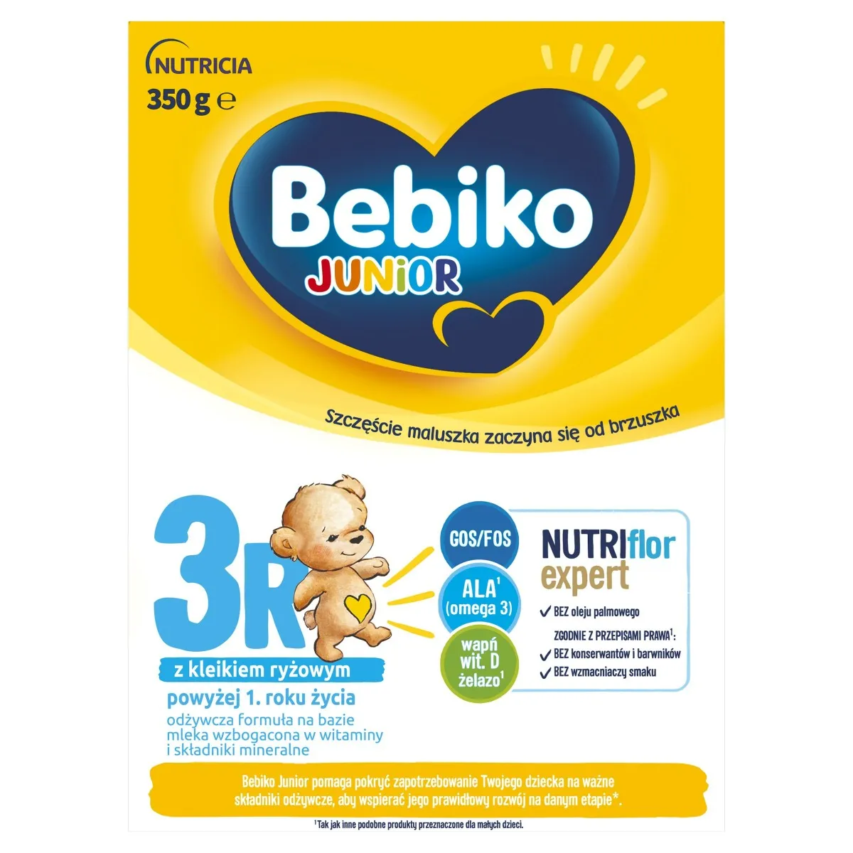 Bebiko Junior 3R Nutriflor Expert, mleko modyfikowane powyżej 1. roku życia, 350 g 
