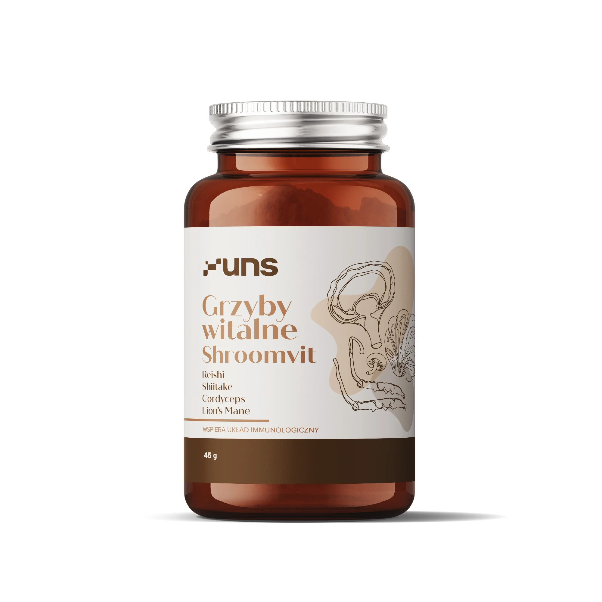 UNS Grzyby witalne Shrooomvit proszek, 45 g
