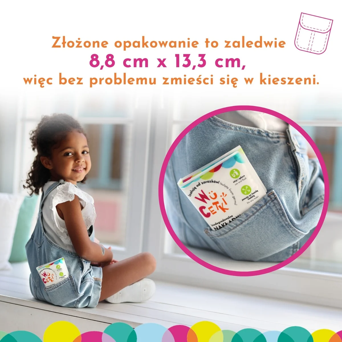 WuCetki jednorazowe papierowe nakładki na toaletę dla dzieci i dorosłych, 3 x 10 sztuk