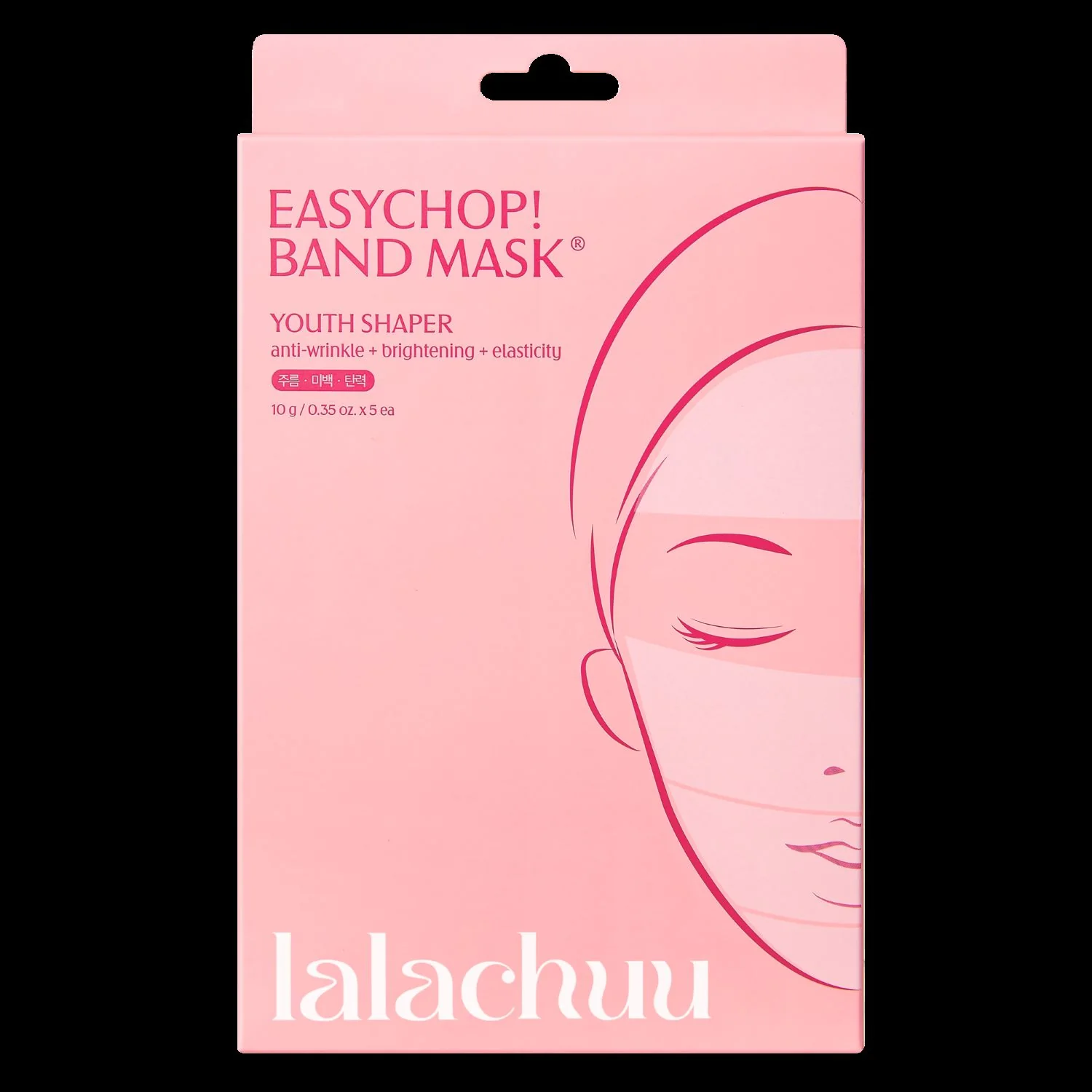lalachuu EasyChop Band Mask maski z bandażem Youth Shaper, 20 sztuk