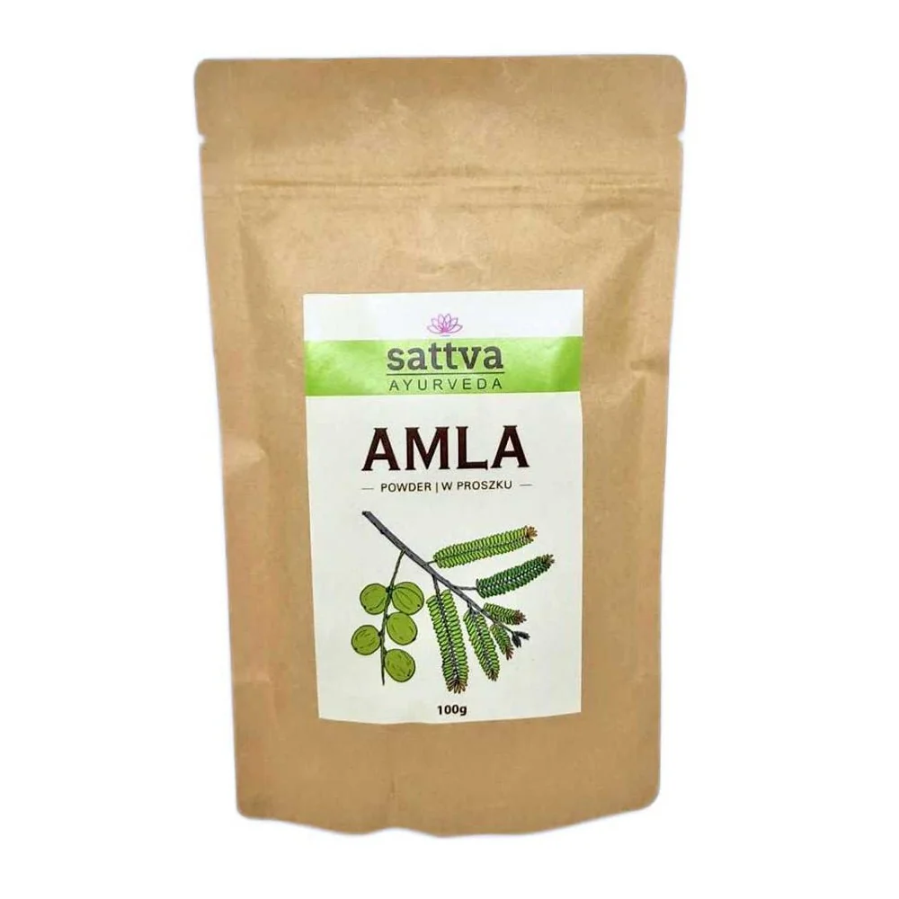 Sattva Powder zioła w proszku do włosów Amla, 100 g