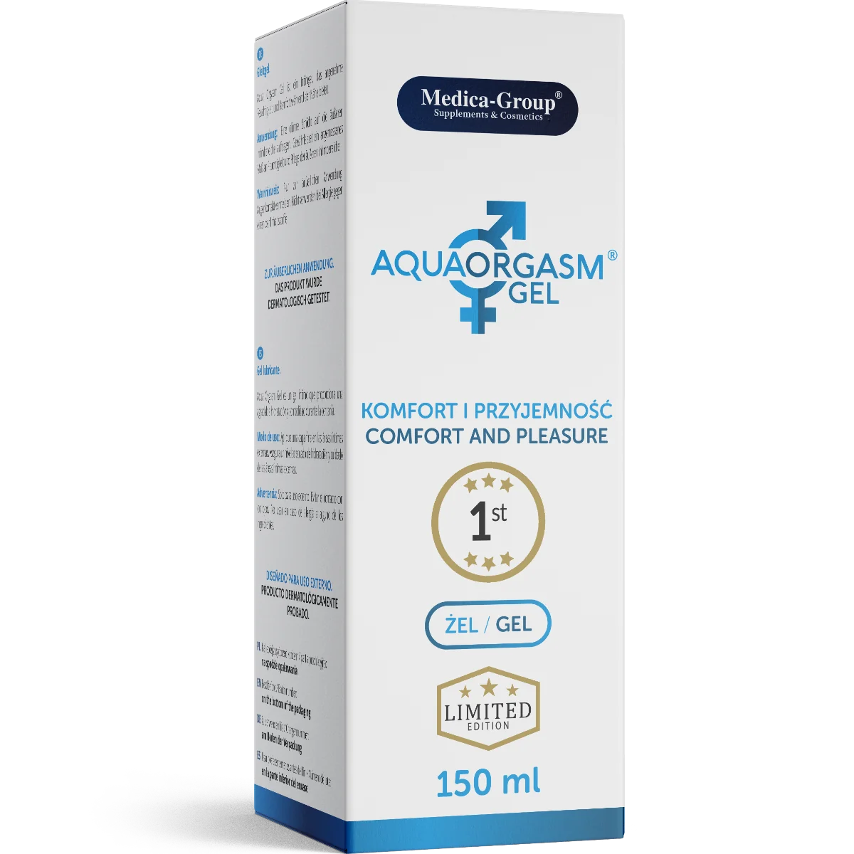 Aqua Orgasm żel poślizgowy, 150 ml