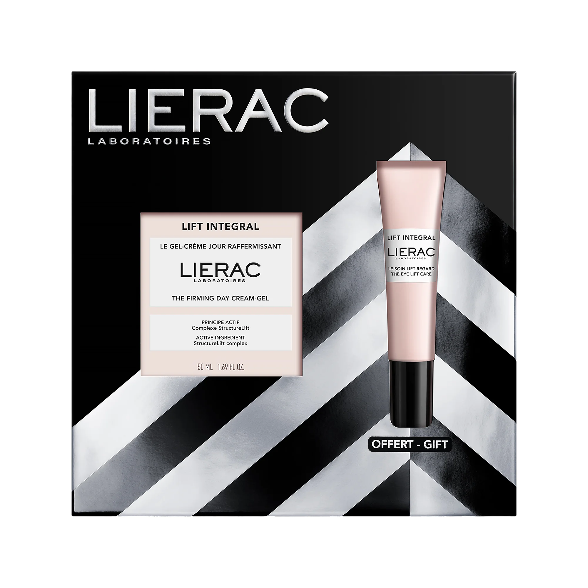 Lierac Lift Integral Zestaw krem-żel na dzień skóra mieszana, 50 ml + liftingujący krem pod oczy, 15 ml