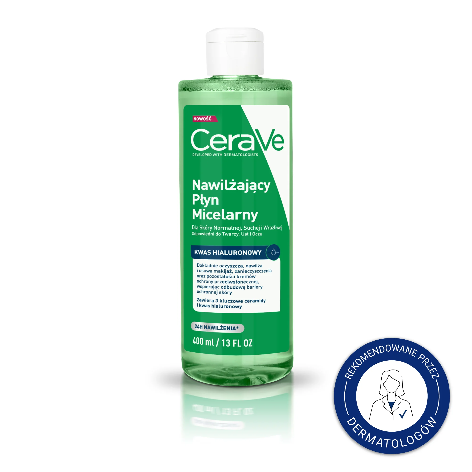 CeraVe nawilżający płyn micelarny, 400 ml