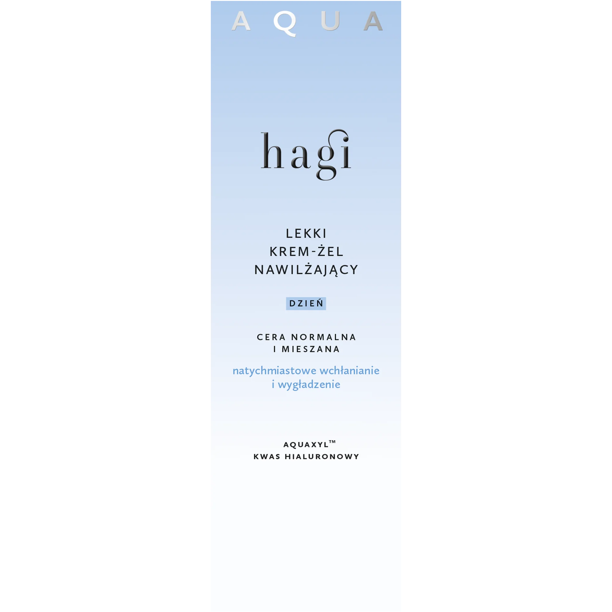 Hagi Aqua Zone żel nawilżający na dzień cera normalna i mieszana, 50 ml