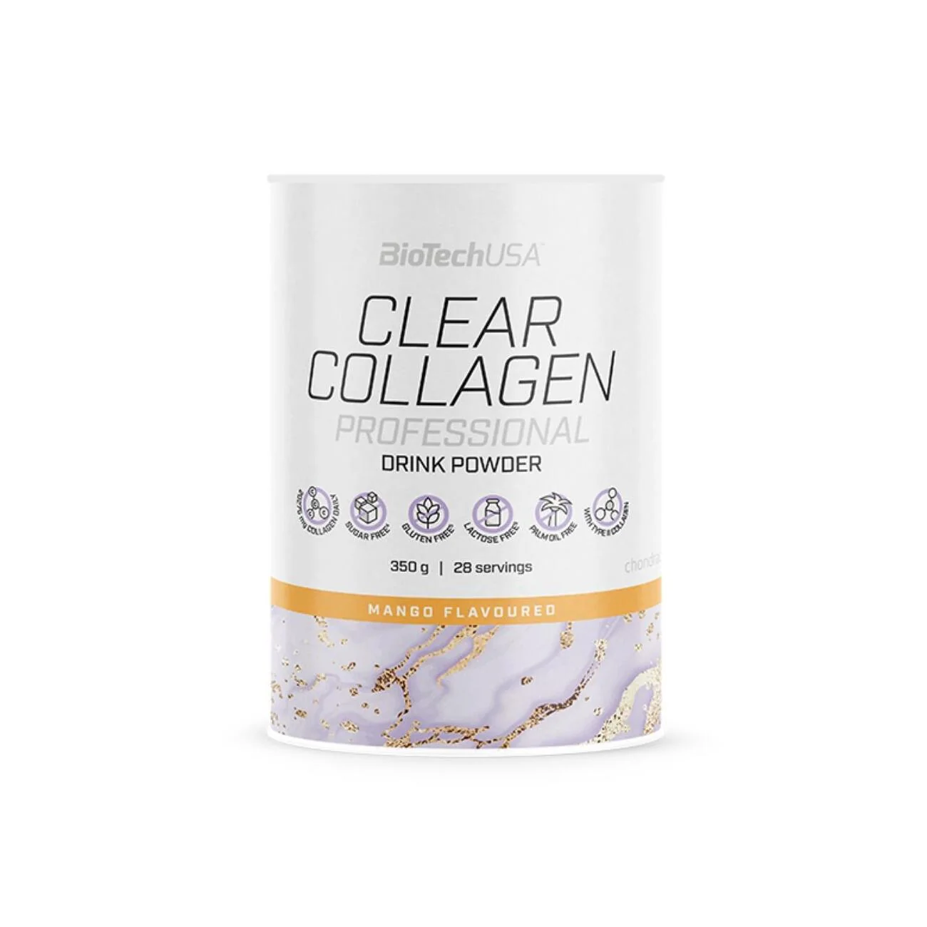 BioTechUSA Clear Collagen Professional o smaku mango, proszek, 350 g