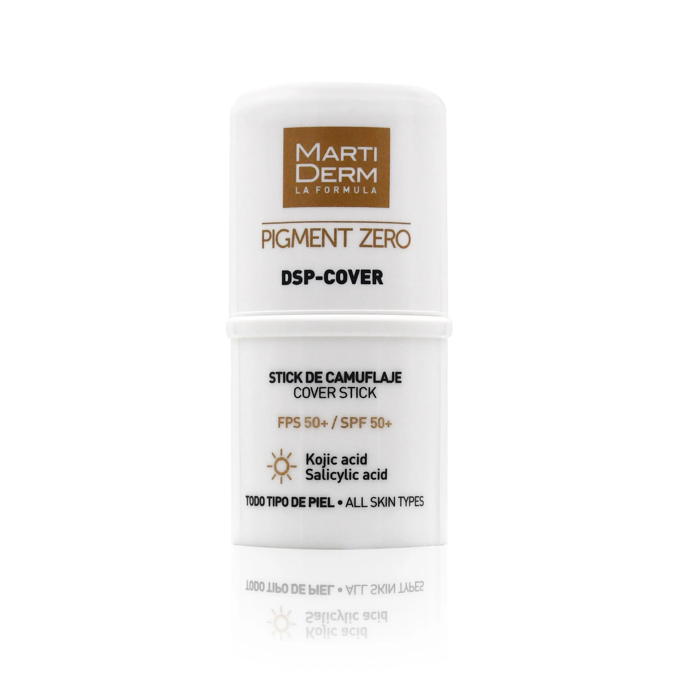 Martiderm Pigment Zero DSP Cover Camouflage Stick SPF50+ korektor w sztyfcie do twarzy, 4 ml
