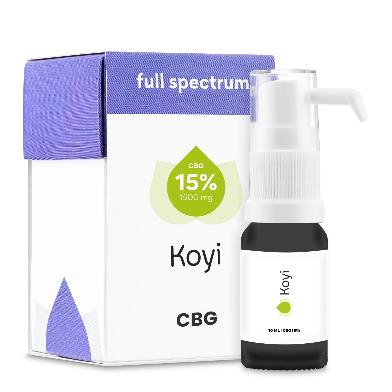 Koyi Olejek konopny CBG 15% 10 ml