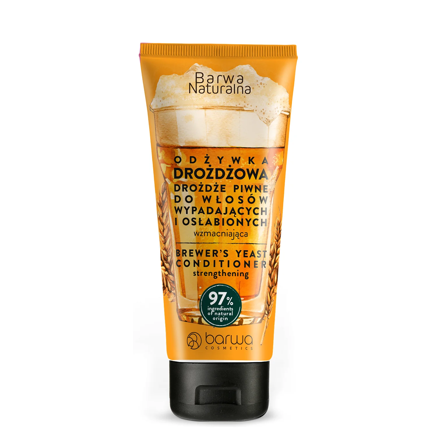 Barwa Naturalna odżywka drożdżowa wzmacniająca w tubie, 200 ml