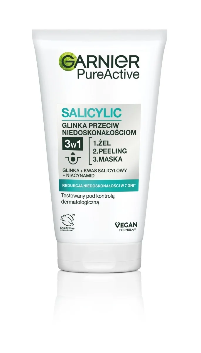 Garnier PureActive 3w1 żel myjący, peeling, maseczka, 150 ml