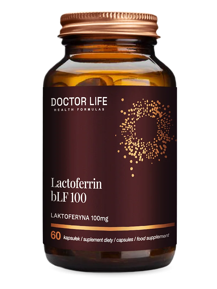 Doctor Life Laktoferyna Lactoferrin bLF 100 mg 60 kapsułek